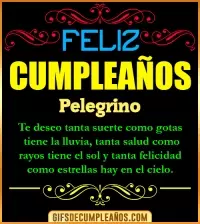 GIF Frases de Cumpleaños Pelegrino